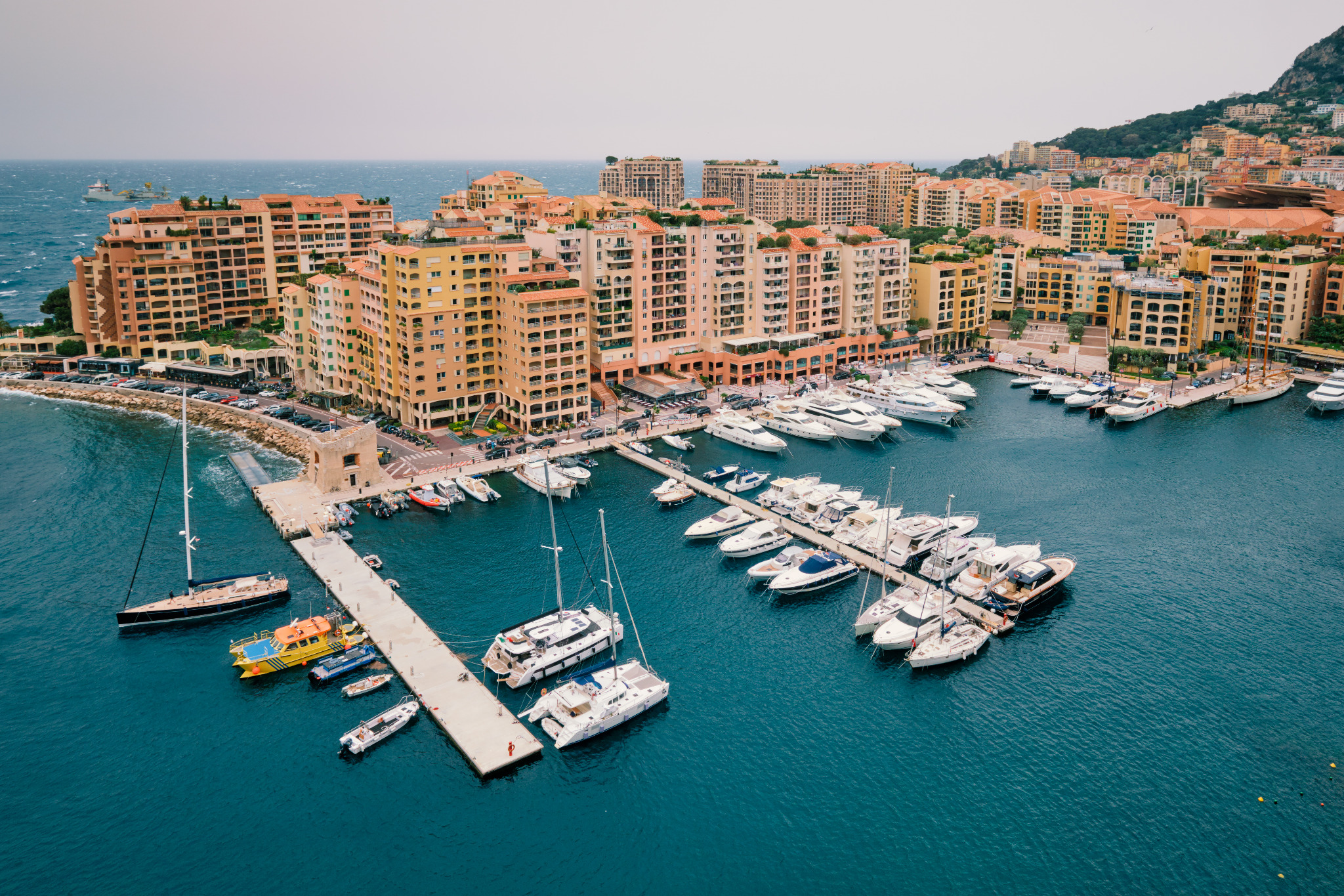 Port de Monaco et yachts